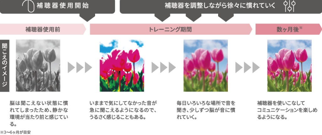 慣れるまでの目安は3ヵ月